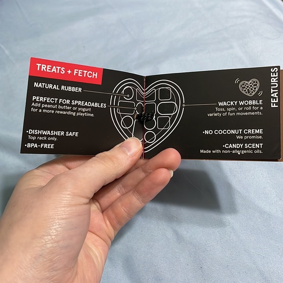 Sold! NWT! Bark SuperChewer Chocolick Heart Box! - Picture 8 of 9